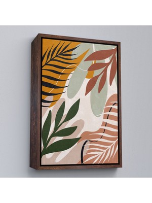 Kahverengi Çerçeveli Spiritual Fil Tablosu