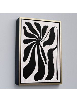 Altın Çerçeveli Çocuk Odası Sevimli Yavru Fil Tablosu