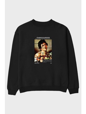 Caravaggio Boy Ön Baskılı Oversize Sweatshirt Erkek Kadın Unisex