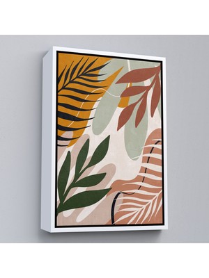 Beyaz Çerçeveli Spiritual Fil Tablosu