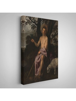 Diego Velazquez - Doğada Aziz Vaftizci Yahya TABLOSU-7387