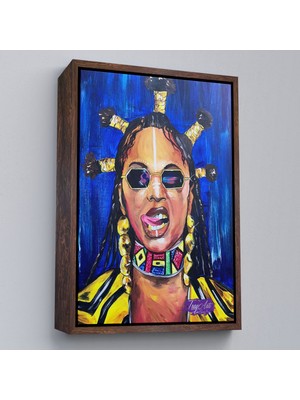 Çerçeveli Beyonce Kanvas TABLO-5120