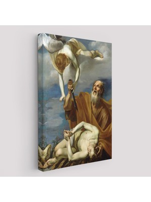 Ishak'ın Kurban Edilmesi, Orazio Riminaldi Kanvas TABLO-5290