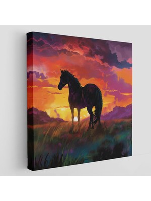 Gün Batımındaki At TABLOSU-8353