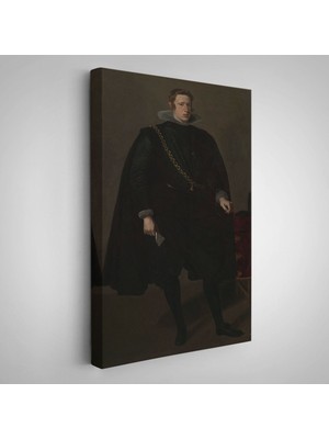 Velazquez Diego - Philip Iv Ispanya ve Portekiz Kralı TABLOSU-7368