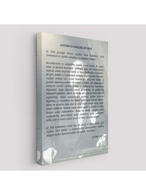 Atatürk'ün Gençliğe Hitabesi Duvar TABLOSU-6465