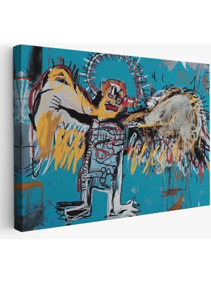 Jean Michel Basquiat'ın Düşmüş Melek Eseri Kanvas TABLO-5000
