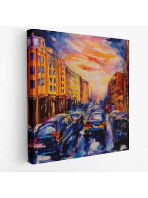 Şehir Trafiği Kanvas TABLO-5901