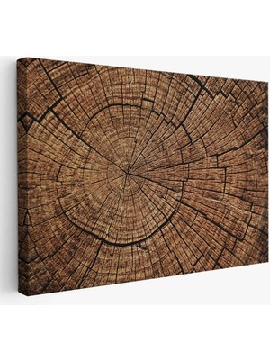 Ağaç Kütük Desenli Kanvas TABLO-5076