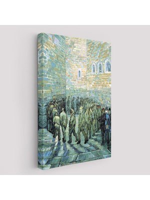 Vincent Van Gogh Tutuklular Çemberi Tablosu -6445