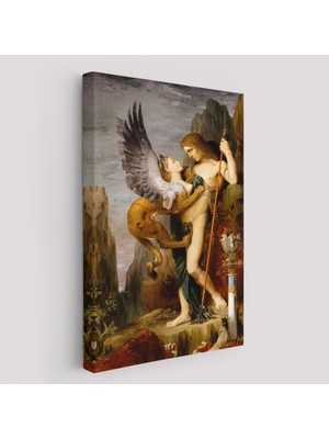 Oidipus ve Sfenks Gustave Moreau Duvar TABLOSU-5985