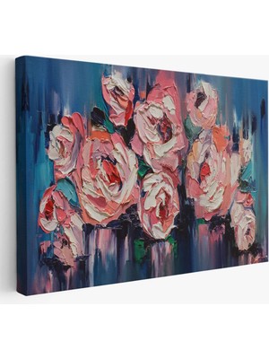 Şakayık Çiçeği Tablosu, Kanvas Duvar TABLOSU-1198