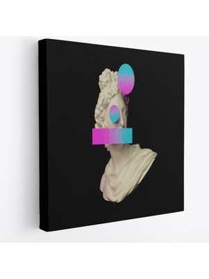 Vaporwave Tarzı Çağdaş Sanat Kanvas TABLO-5100