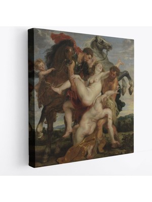 Peter Paul Rubens The Rape Of Leucippus' Daughters Kanvas Tablo -5880