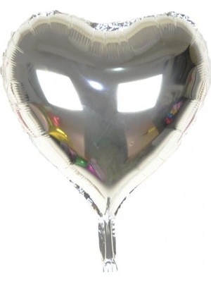 Gümüş Rengi Uçan Folyo Balon 80 Cm.