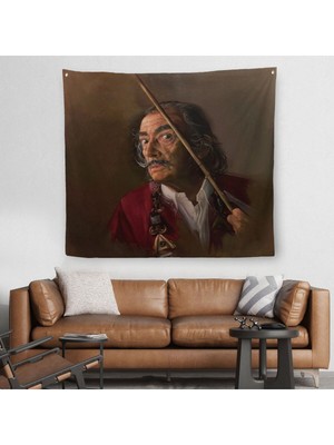Salvador Dali Kanvas Duvar ÖRTÜSÜ-HALISI-5325