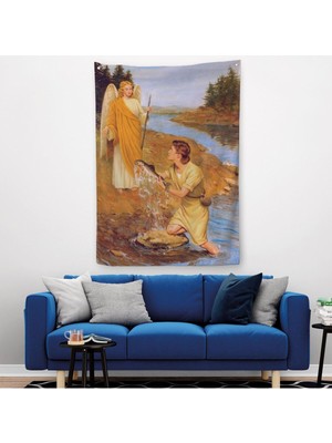 Başmelek Aziz Raphael Duvar ÖRTÜSÜ-HALISI-6360