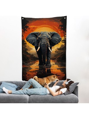 Yürüyen Fil Duvar ÖRTÜSÜ-7895