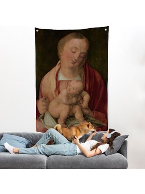Albrecht Dürer - Çocuk Duvar Örtüsü - Virgin And CHILD-7483