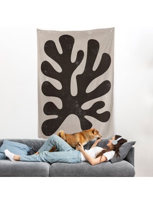 Henri Matisse Tarzı Soyut Sanat Duvar ÖRTÜSÜ-7619