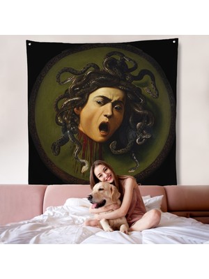 Caravaggio - Medusa Duvar ÖRTÜSÜ-8350