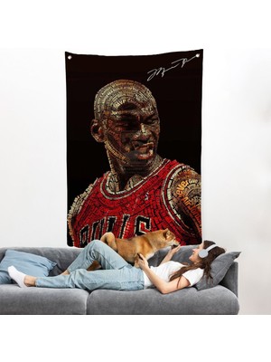 Michael Jordan Duvar ÖRTÜSÜ-7739