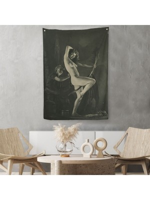 Şabat Gününe Hazırlık, William Mortensen Cadılar Bayramı - Années 1930 Duvar Örtüsü - HALISI-5282