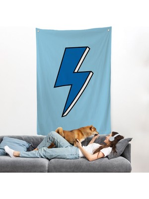 Elektirik Enerji Simge Duvar ÖRTÜSÜ-8052