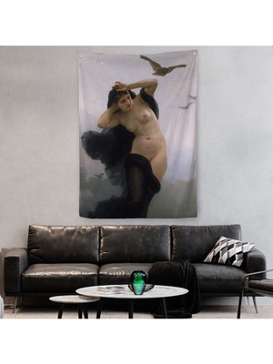 William-Adolphe Bouguereau The Night Duvar Örtüsü - HALISI-6066