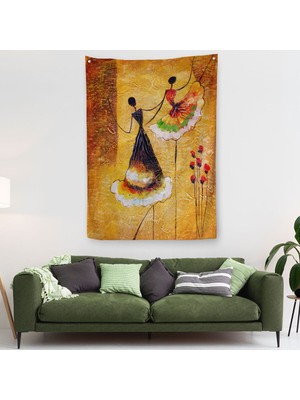 Dans Eden Kadınlar Duvar Örtüsü - HALISI-5924