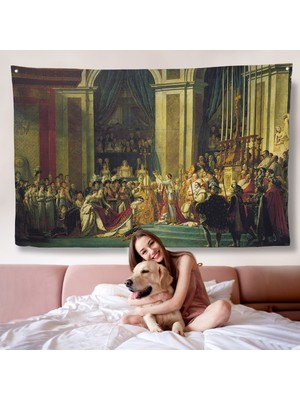 Jacques-Louis David - Napolyon'un Taç Giyme Töreni Duvar ÖRTÜSÜ-7082