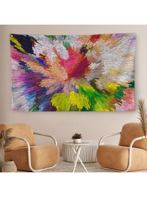 Duvar Örtüsü Digital Renkler Kaliteli Kanvas Duvar HALISI-4011