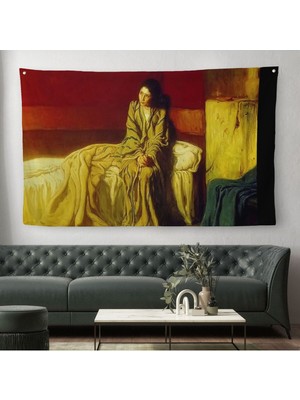 Müjde Henry Ossawa Tanner Kanvas Duvar Örtüsü-Halısı, Klasik SANAT-5398