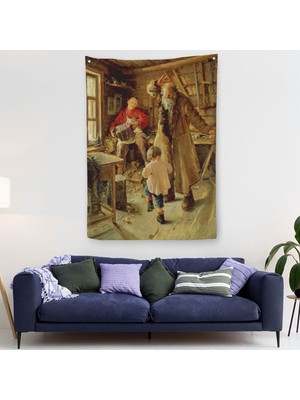 Mutlu Bir An Duvar Örtüsü - HALISI-6240