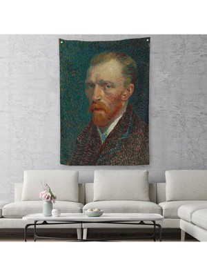 Vincent Van Gogh'un Portresi 1887 Duvar Örtüsü - HALISI-5114