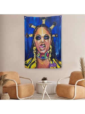 Beyonce Duvar Örtüsü - HALISI-5120