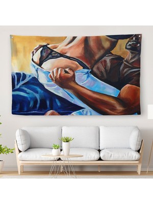 Yatak Odası Dekoratif Duvar ÖRTÜSÜ-HALISI-6657