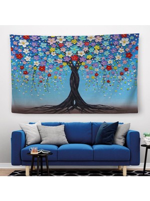 Çiçeklerin Senfonisi Duvar Örtüsü-Halısı -6567