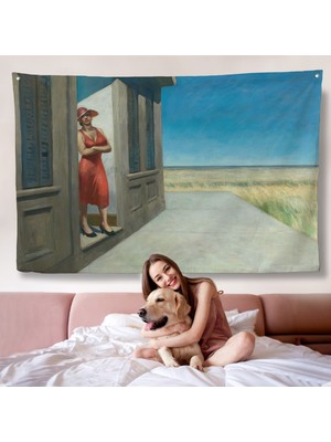 Edward Hopper - Güney Carolina Sabahı Duvar Örtüsü - South Carolina MORNING-7132