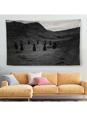 Rochester Cadılarının Pagan Ayini Duvar ÖRTÜSÜ-HALISI-6578