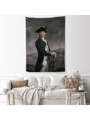 Ingiliz Amiral Horatio Nelson Dekoratif Duvar Örtüsü - HALISI-6227