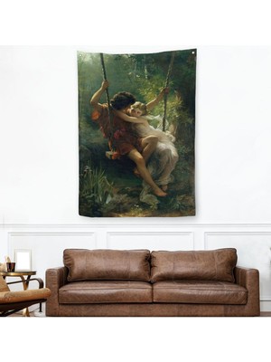 Pierre Auguste Cot'ün Ilkbahar adlı Duvar ÖRTÜSÜ-HALISI-6355