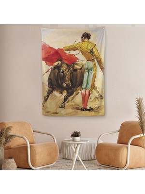 Ispanyol Matador Duvar Örtüsü - HALISI-6250