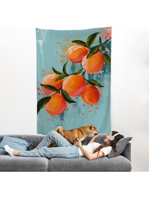 Limon Dalı Duvar ÖRTÜSÜ-7570