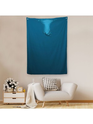 Denize Düşen Çocuk Duvar Örtüsü - Halısı, "herkes Yüzerken Boğulmak GIBIDIR."-5208