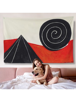 Alexander Calder - Piramit ve Sarmal Duvar Örtüsü - Pyramid And SPIRAL-7111