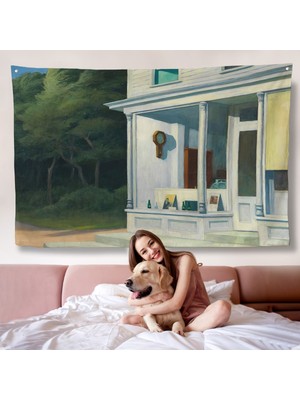 Edward Hopper - Sabah Yedi'de Duvar Örtüsü - Seven A.M-7130