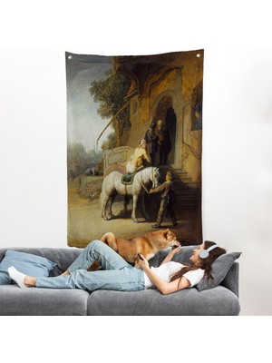 Rembrandt - Iyi Samiriyeli Duvar Örtüsü - The Good SAMARITAN-7430