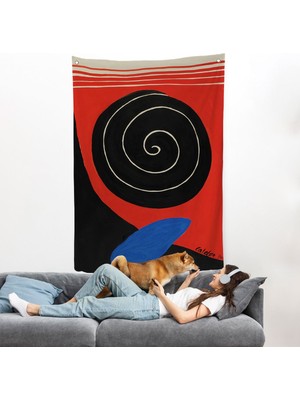 Alexander Calder - Büyük Kaya Duvar Örtüsü - Big BOULDER-8079