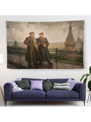 Kremlin'de  Voroshilov Duvar Örtüsü-Halısı -  Voroshilov In The KREMLIN-6551